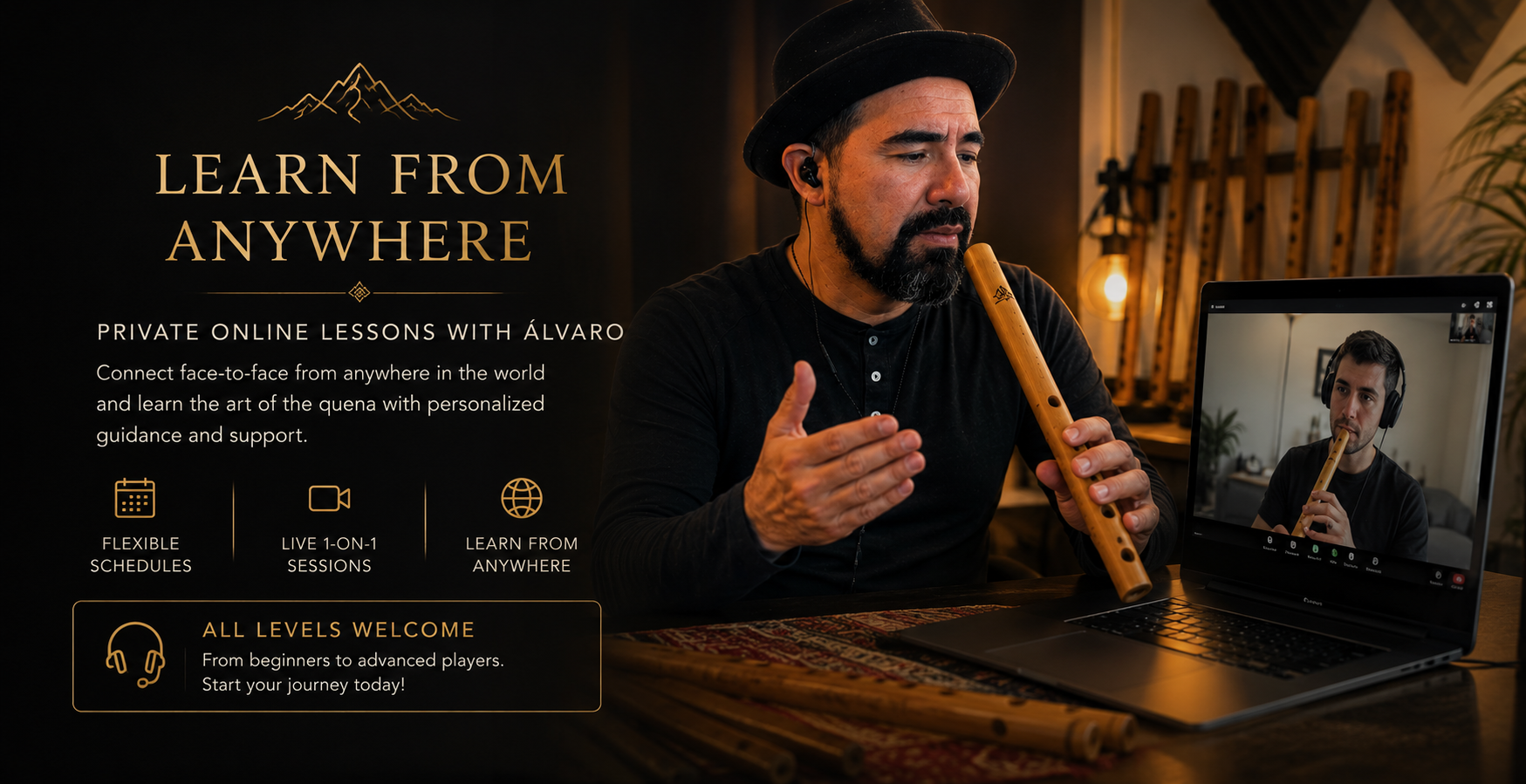 Kenari Flutes online lessons